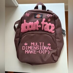 Halsey About Face Dickies Brown Mini Backpack
